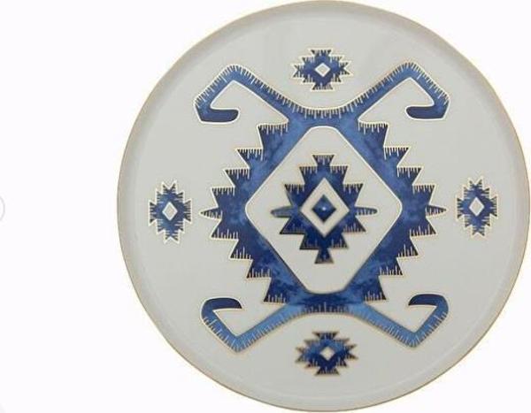 Porland Arabesque Serisi 27cm Düz Tabak Desen5 - Image 1
