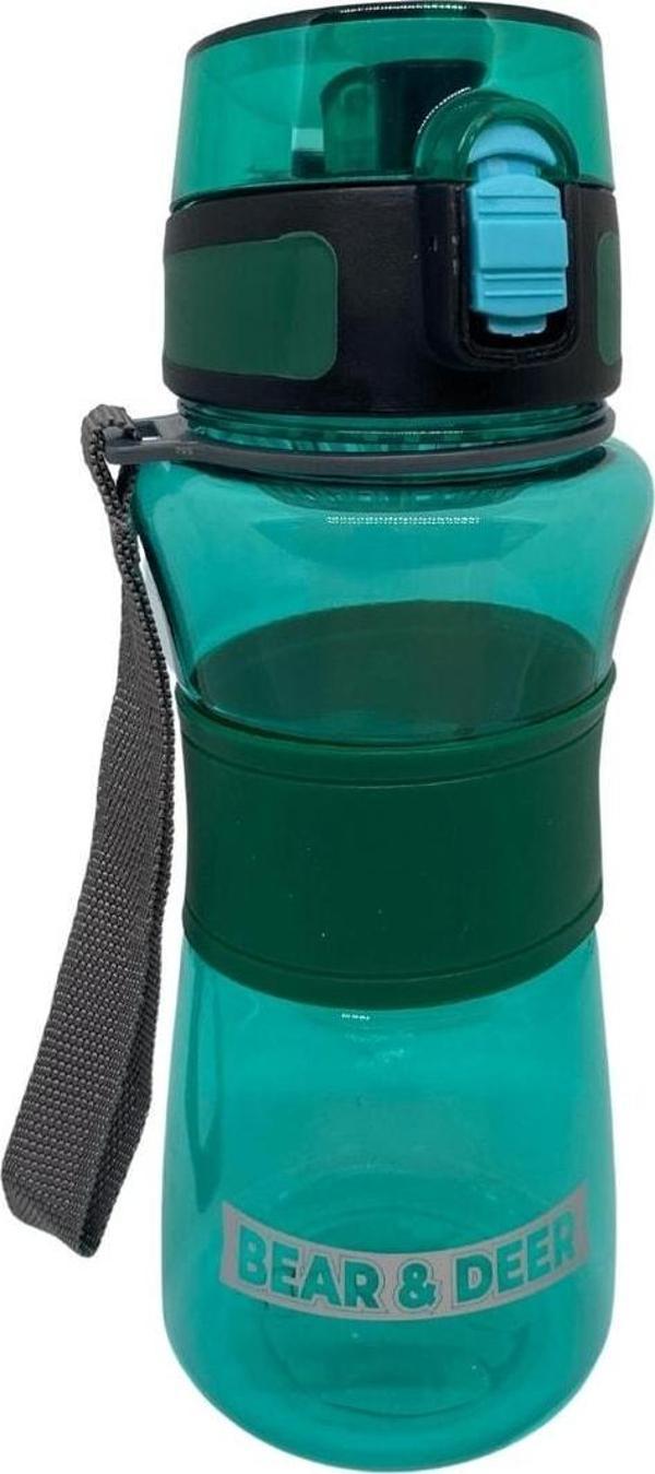 Bear & Deer 700ml Silikon Kemerli Rahat Içim Su Matarası - Image 1