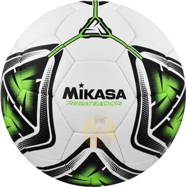 Mikasa Regateador Sentetik Deri Halı Saha Futbol Topu 5 Numara El Dikişli - Image 1