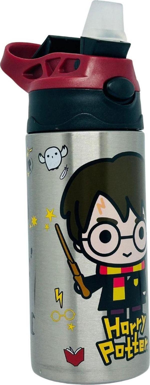 Wiggle Harry Potter Çelik Kalın Silikon Pipetli Okul Su Matarası - Image 1