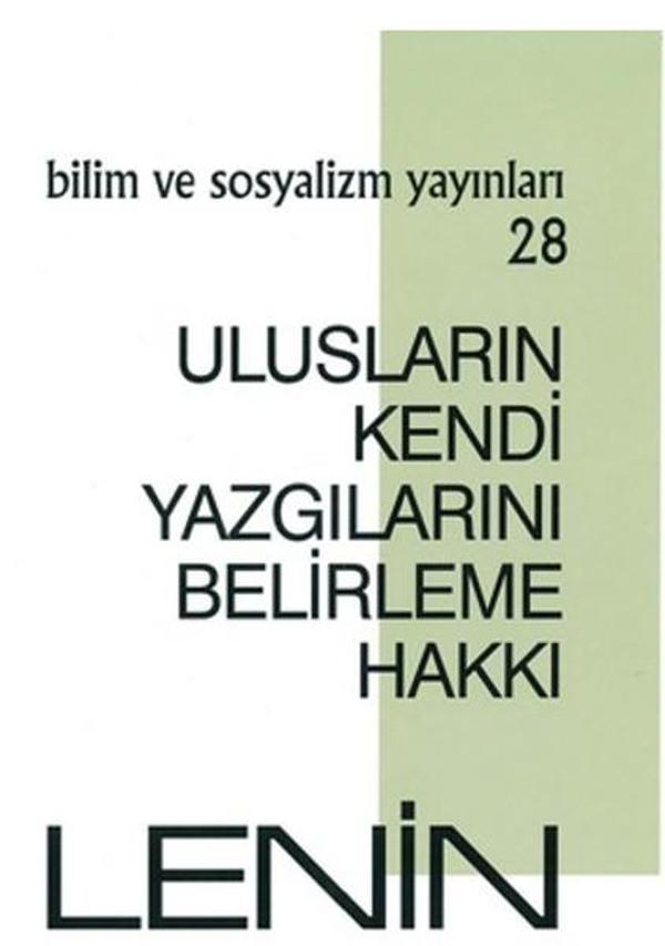 Ulusların Kendi Yazgılarını Belirleme Hakkı - Bilim ve Sosyalizm Yayınları - Image 1
