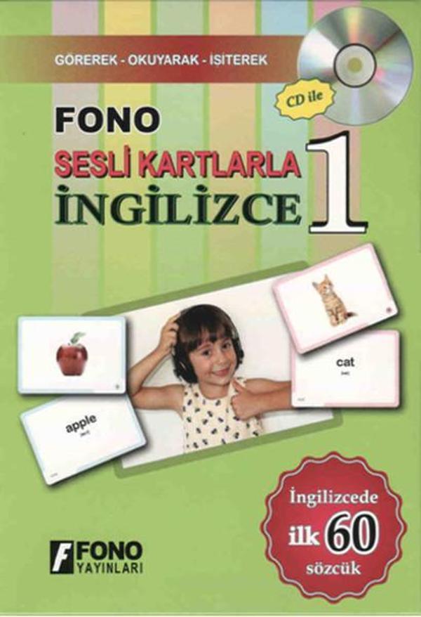 Fono Sesli Kartlarla İngilizce 1 (Cd'li) - Fono Yayınları - Image 1