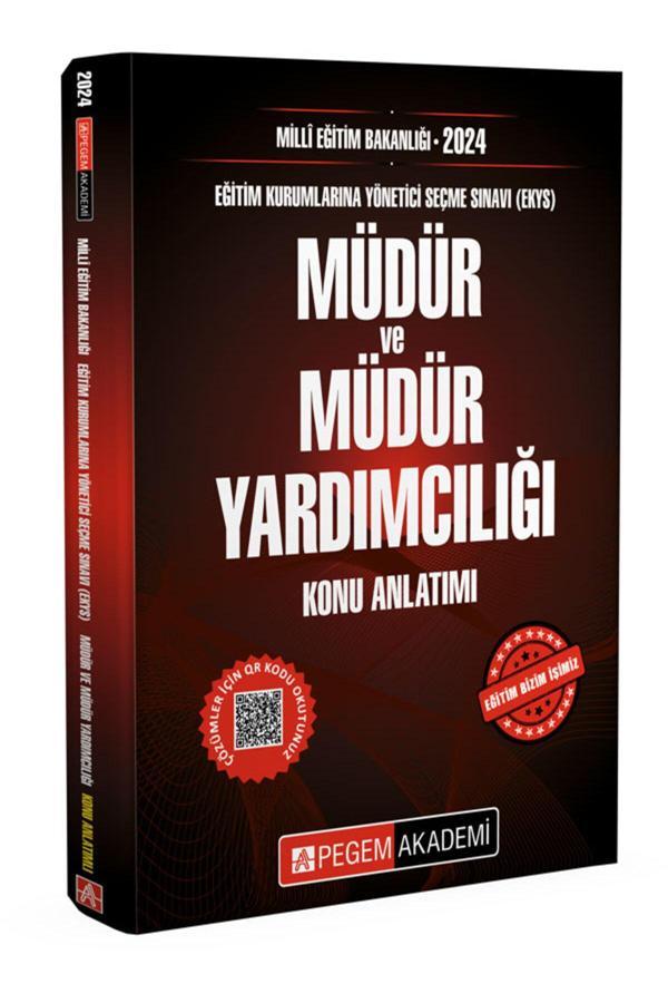 Pegem Akademi Yayıncılık 2024 MİLLİ EĞİTİM BAKANLIĞI (EKYS) Müdür Ve Müdür Yardımcılığı Konu Anlatımı - Pegem Akademi Yayıncılık - Image 1
