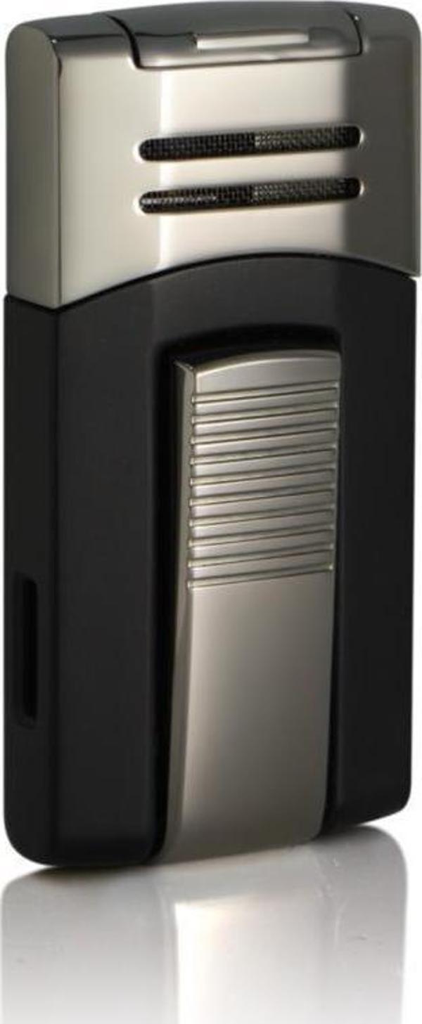 Caseti Tek Torch Pürmüz Siyah-Gunmetal Puro Çakmak CA0436004 - Image 1