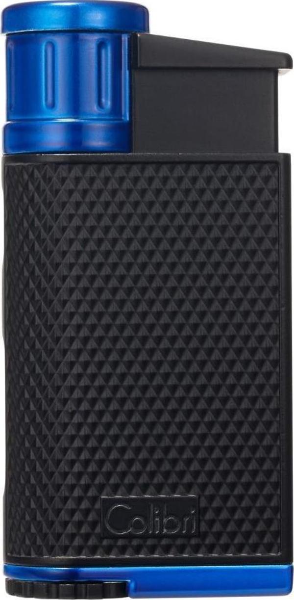 Colibri Evo Tek Torch Pürmüz Mavi-Siyah Puro Çakmağı - Image 1