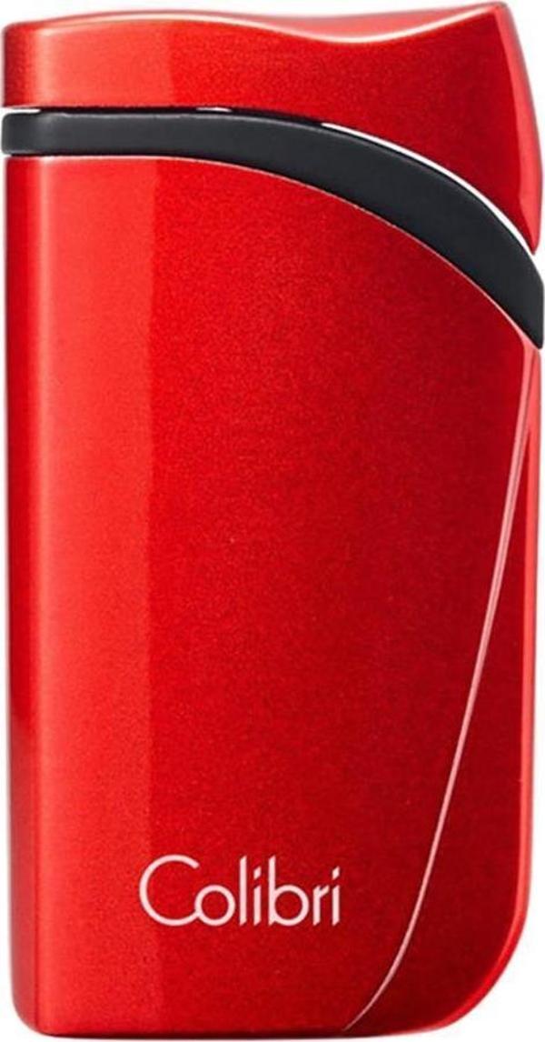 Colibri Falcon 3 Torch Pürmüz Metalik Kırmızı Puro Çakmağı - Image 1