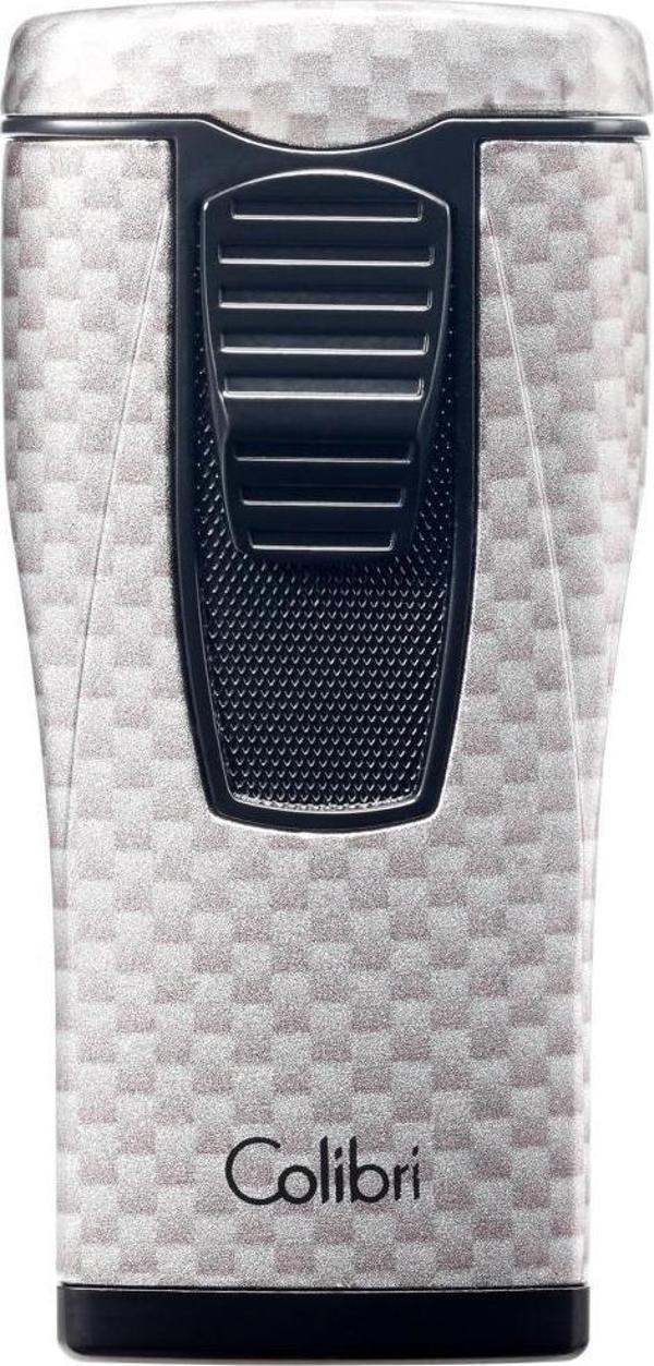 Colibri Monaco Gümüş Karbon Fiber Puro Çakmağı - Image 1