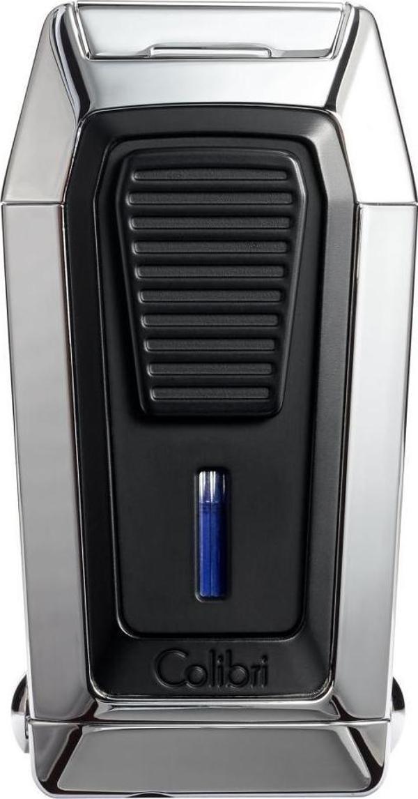 Colibri Quantum 3 Torch Pürmüz Krom-Siyah Puro Çakmağı - Image 1