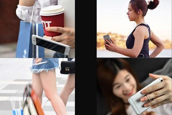 Peanelife Telefon Tablet Tüm Modeler Selfie Yüzüğü 360 Derece Oynar Metal - Image 1