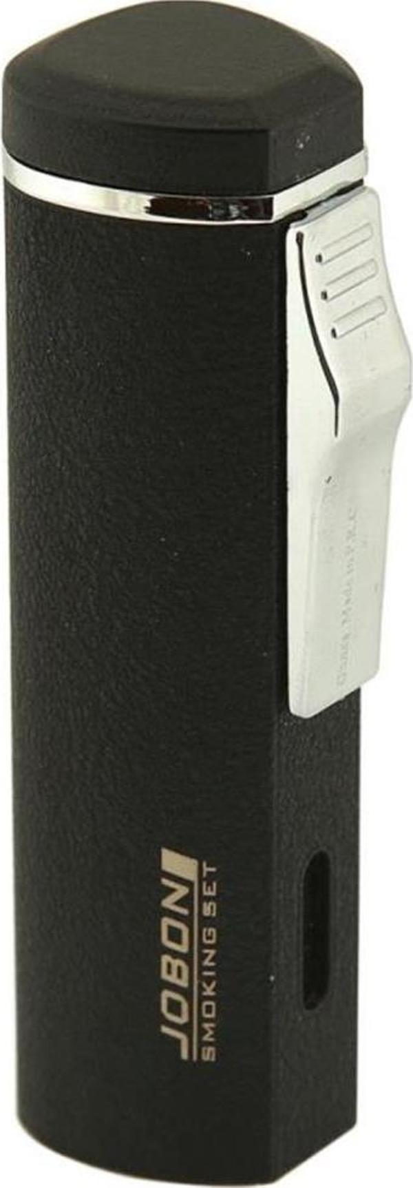 Jobon 3 Torch Pürmüz Siyah Puro Çakmak - Image 1