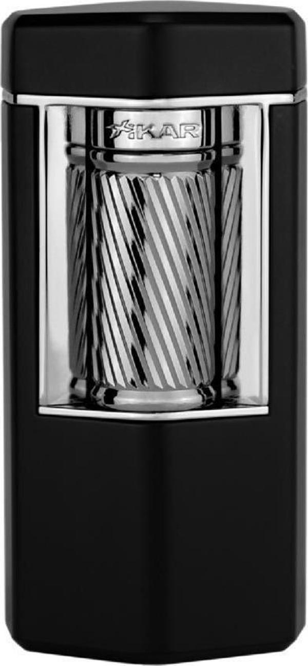 Xikar Meridian Single Lighter Siyah Gunmetal Puro Çakmağı - Image 1