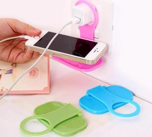 XMARKETTR Telefon Tutucu Priz İçin Şarj Standı Cep Telefon Şarj Aleti Stand - Image 1