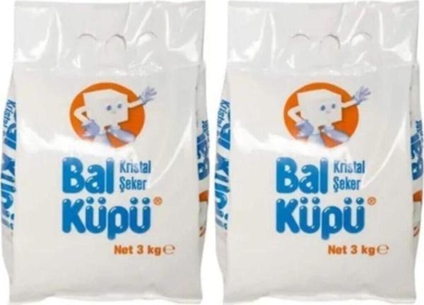 Bal Küpü Balküpü Kristal Toz Şeker 3 Kg 2 Adet - Image 1