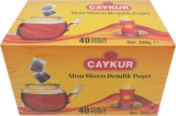 Çaykur Altın Süzen Demlik Poşet Çay 200 Gr - Image 1