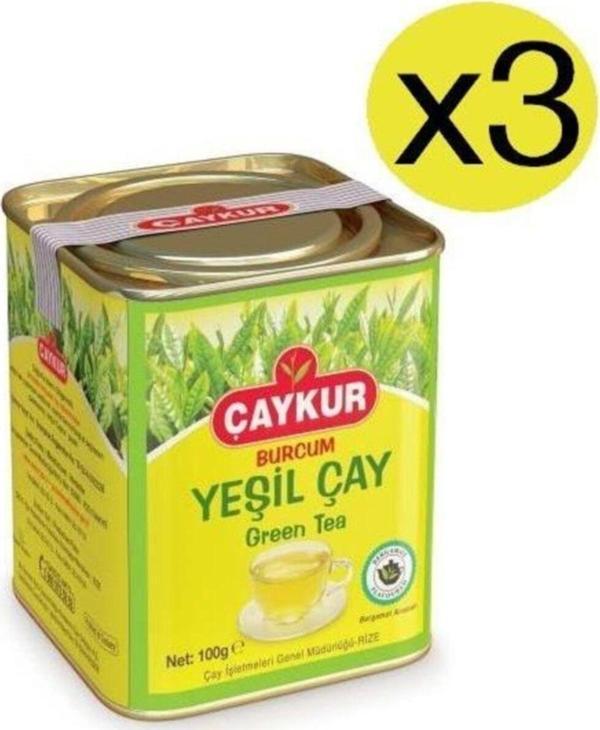 Çaykur Burcum Yeşilçay 3 Adet 100Gr - Image 1