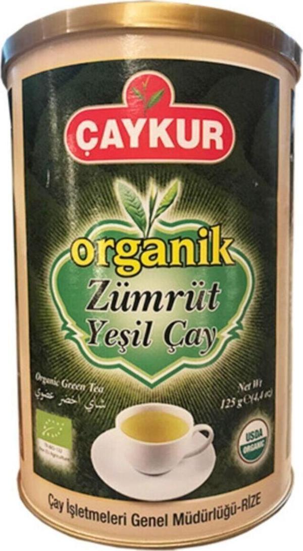 Çaykur Organik Zümrüt Yeşil Çay 125 Gr - Image 1