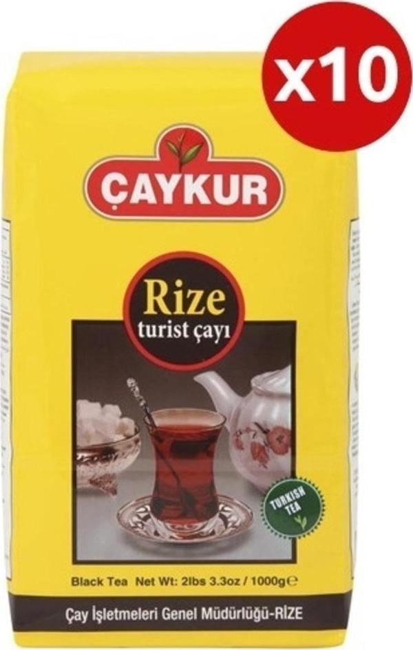Çaykur Rize Turist Çay 1000 Gr X 10\\\'Lu - Image 1