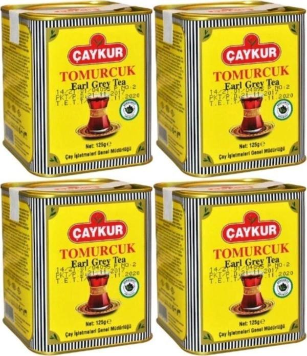 Çaykur Tomurcuk Çay 125 Gr Teneke 4 Adet - Image 1