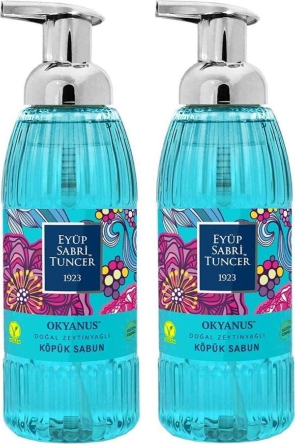 Eyüp Sabri Tuncer 2 Adet  Okyanus Doğal Zeytinyağlı Köpük Sabun 500 Ml - Image 1