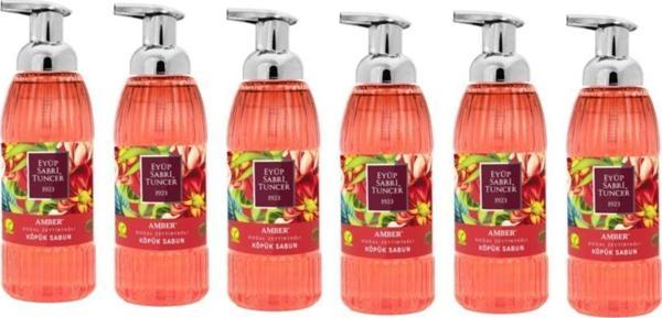 Eyüp Sabri Tuncer Amber Köpük Sabun 500 Ml 6 Lı Paket - Image 1