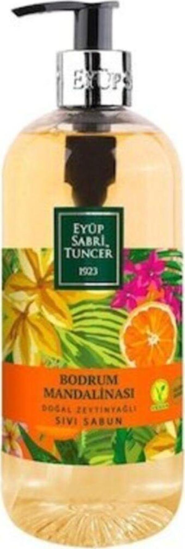 Eyüp Sabri Tuncer Bodrum Mandalinası Doğal Zeytinyağlı Sıvı Sabun 500 Ml - Image 1