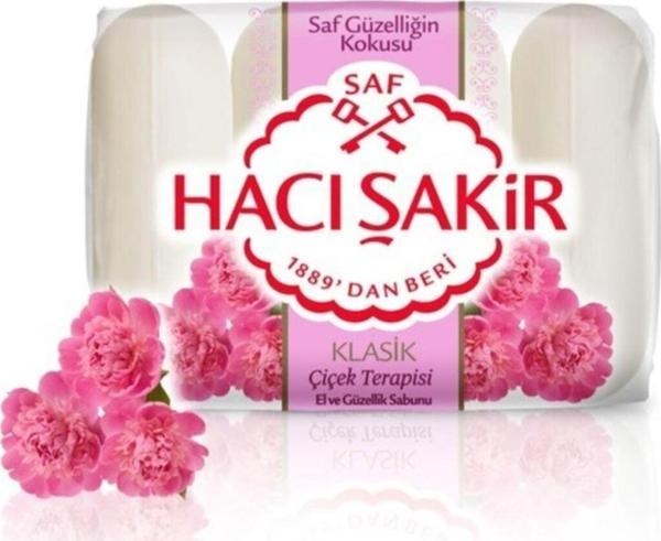 Hacı Şakir Klasik Çiçek Terapisi El Ve Güzellik Sabunu 4X70 Gr - Image 1