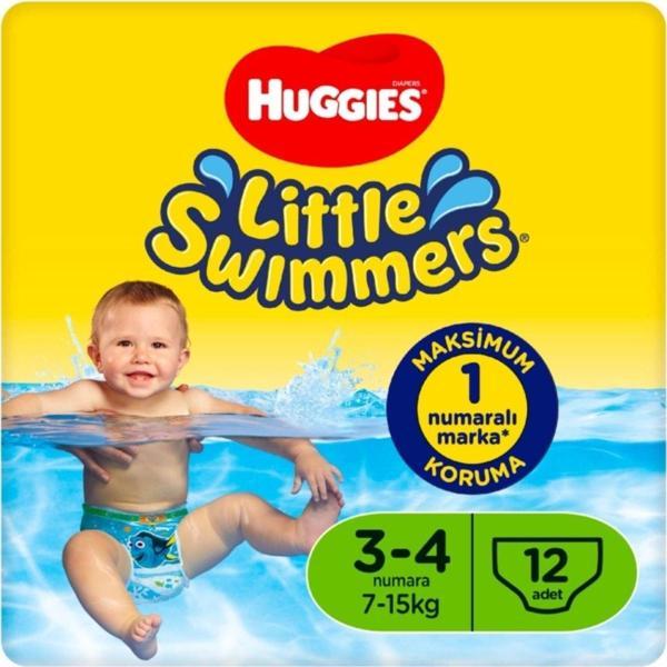 Huggies Little Swimmers Mayo Bebek Bezi 7-15 Kg 12'Li - Image 1