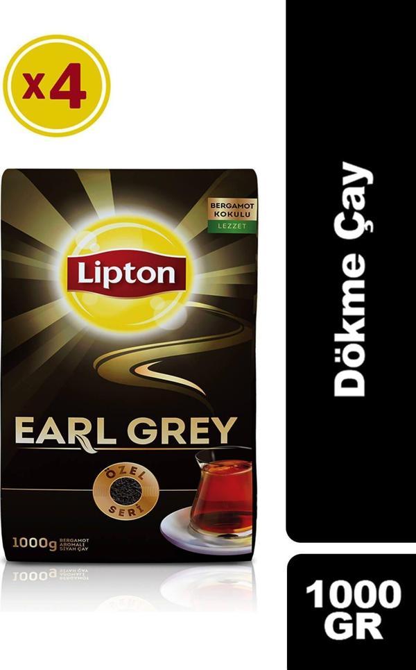 Lipton Earl Grey Dökme Çay 1000Gr X 4 Paket - Image 1