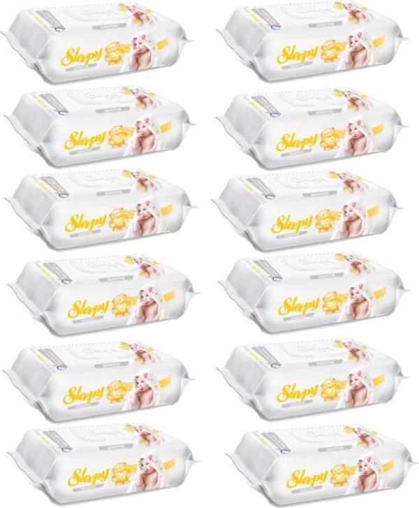 Sleepy Sensitive 90 Yaprak 12 Li Paket Islak Mendil - Image 1