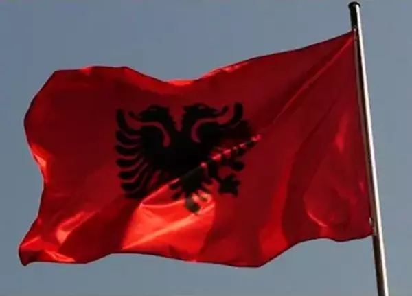 Arnavutluk Devlet Gönder Bayrağı 100x150 - Image 1
