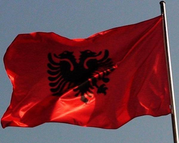 Arnavutluk Devlet Gönder Bayrağı 70x105 - Image 1