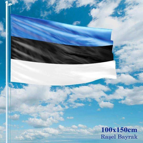 Estonya Devleti Gönder Bayrağı 100x150 - Image 1