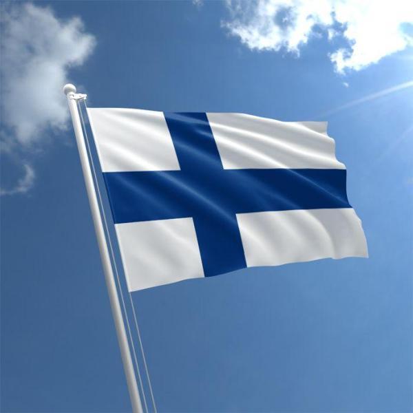 Finlandiya Devleti Gönder Bayrağı 100x150 - Image 1