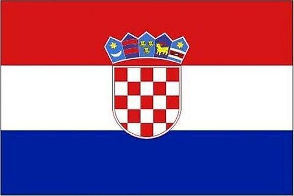 Hırvatistan Devleti Gönder Bayrağı 100x150 - Image 1