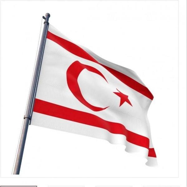 K.K.T.C Bayrağı (50x75 cm) - Image 1