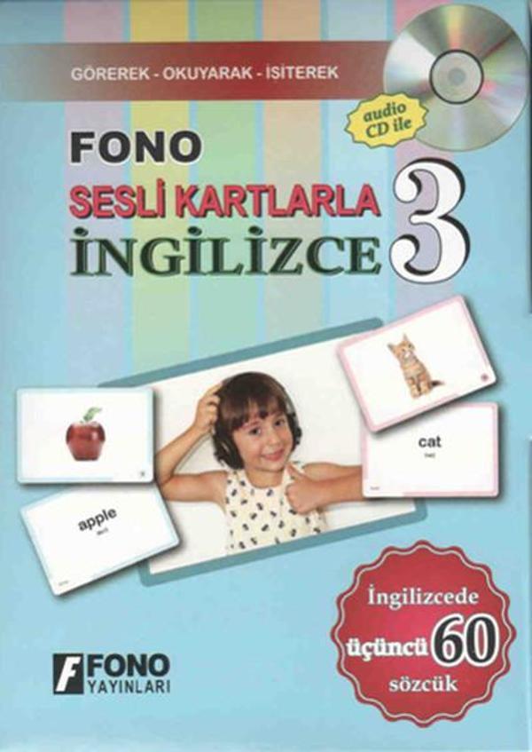 Fono Sesli Kartlarla İngilizce 3 (Cd'li) - Fono Yayınları - Image 1