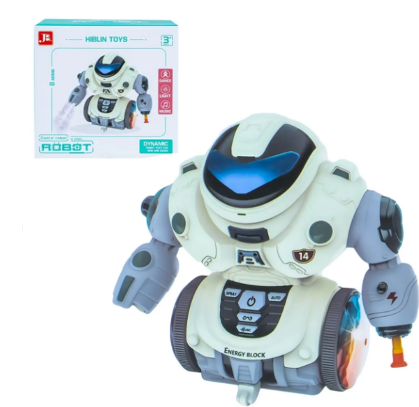 Ctoys 6678-14 Kutuda Dönen Sisli Robot Oyuncak - Image 1