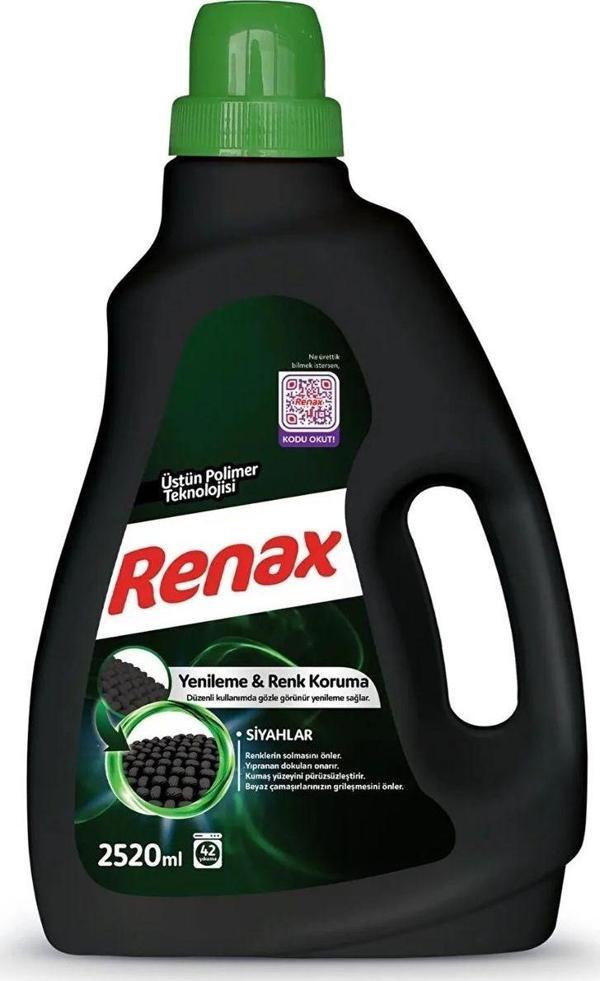 Renax Sıvı Çamaşır Deterjanı Siyahlar 2520 ml - Image 1