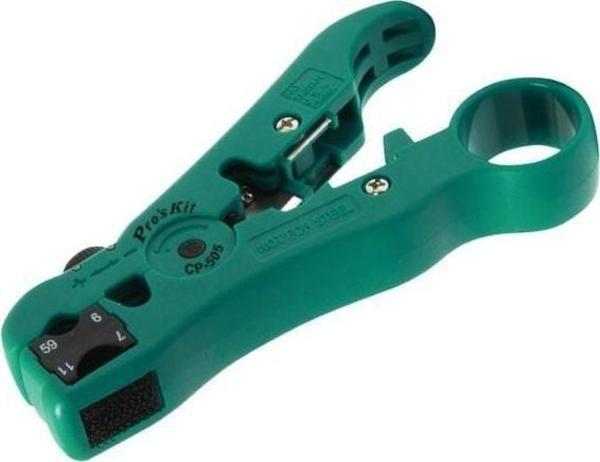 Proskit CP-505 Koaksiyel Kablo Soyucu Yeşil - Image 1