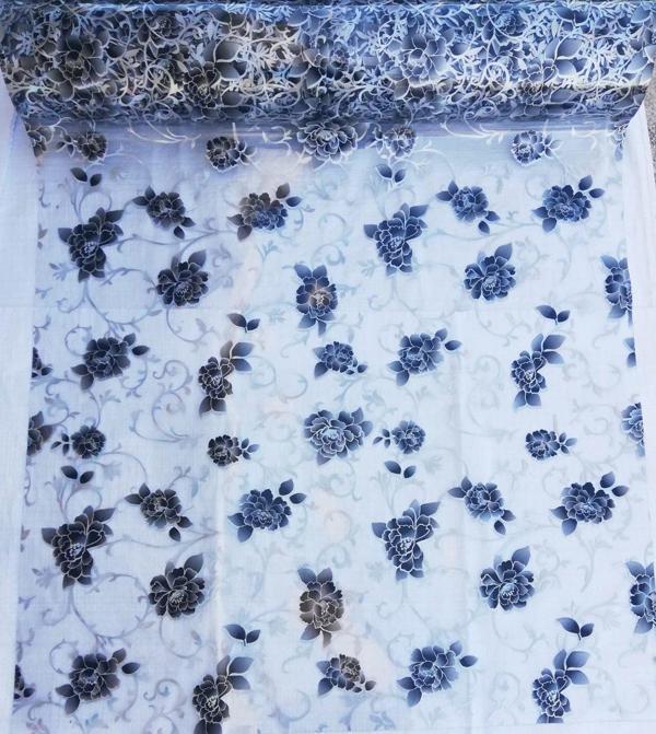 MASA ÖRTÜSÜ DESENLİ ŞEFFAF  MASA ÖRTÜSÜ 1.7mm KALIN PVC KAYMAZ 100 CM X 100 CM - Image 1