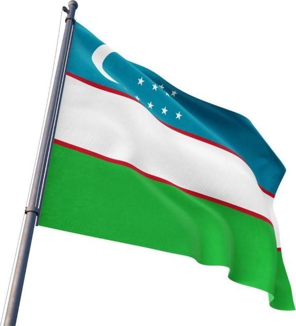 Özbekistan Devleti Gönder Bayrağı 70x105 cm - Image 1