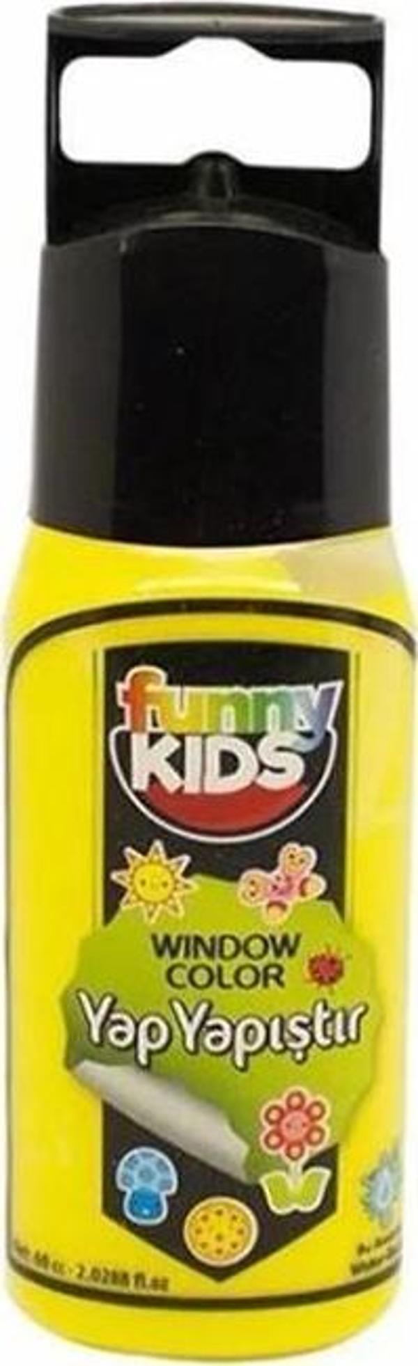 Funny Kids Yap Yapıştır 60 cc Neon Sarı - Image 1