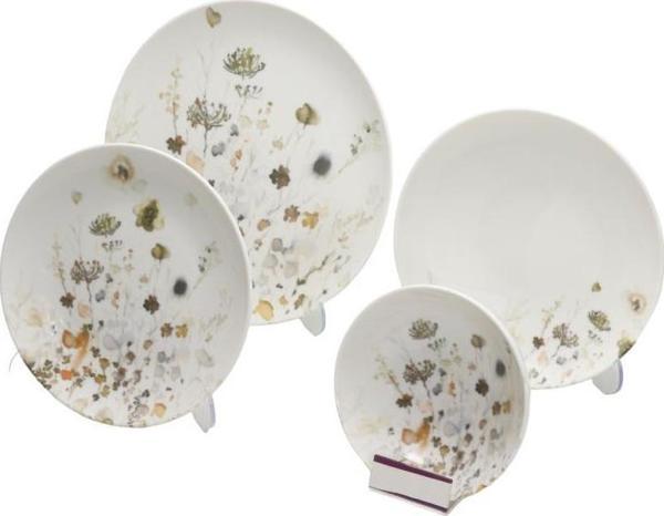 Chichi Home Bahar 6 Kişilik Porselen Yemek Takımı 24 parça - Image 1