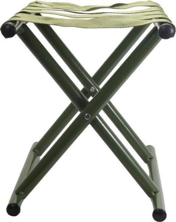 T.Concept Dekoratif Rahat Konforlu Katlanabilir Metal Kamp Taburesi  - Image 1
