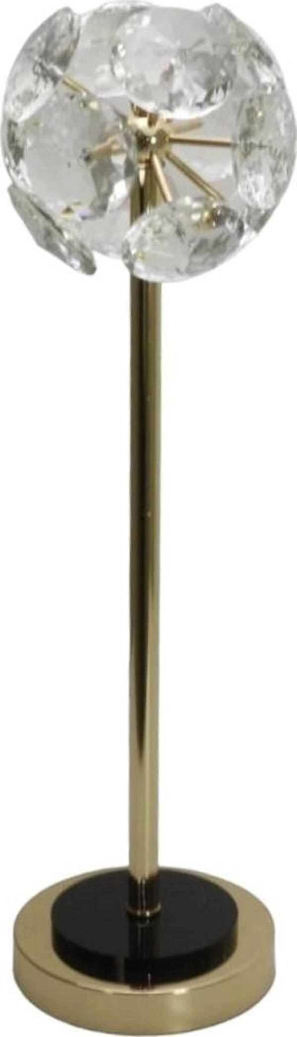 T.Concept Dekoratif Zarif, Parlak, Cam Kristalli Dekoratif Obje Gold 53 cm - Image 1