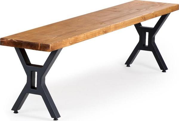T.Concept Florawood Doğal Ladin Ahşap Bank 140 cm - Image 1