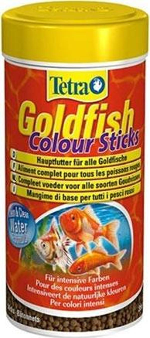 Tetra Goldfish Colour Sticks Renklendirici Japon Balığı Granül Yem 250 Ml - Image 1