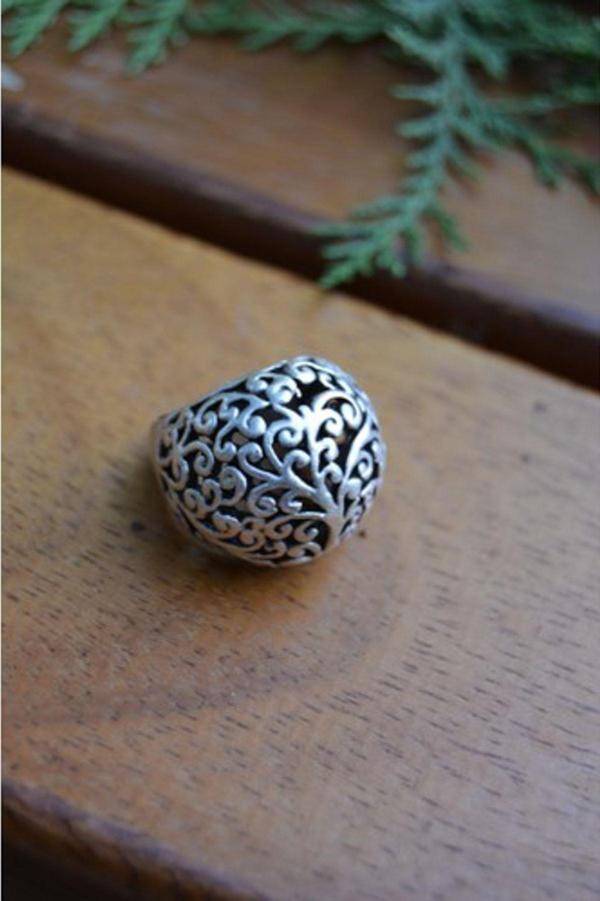 Stoneage Antik Gümüş Ayarlanabilir Bohem Yüzük Gümüş - Image 1