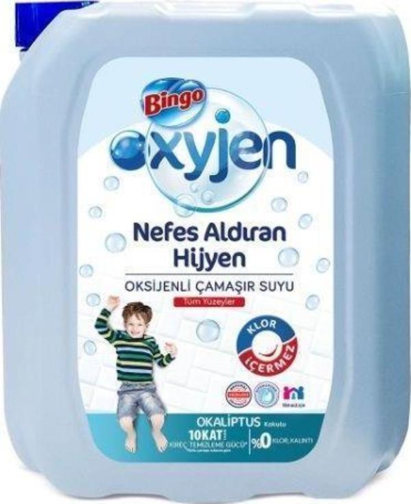 Bingo Çamaşır Suyu Oxygen 3240 ml. Okaliptus - Image 1