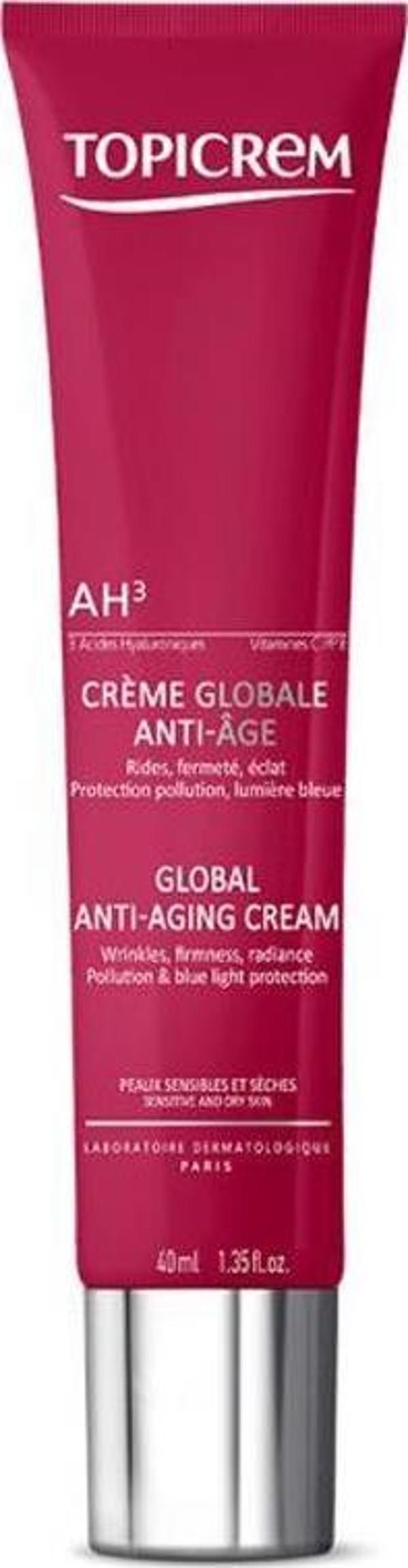 Topicrem AH3 Global Anti Aging Cream Yaşlanma Karşıtı Krem 40 ml - Image 1
